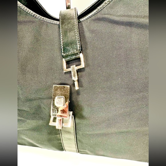 GUCCI Vintage Black Jackie O Style Shoulder Bag - Picture 8 of 14